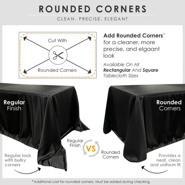 1pc - Premium Poly (Poplin) Table Linen 90"x156" Banquet - Royal 1144
