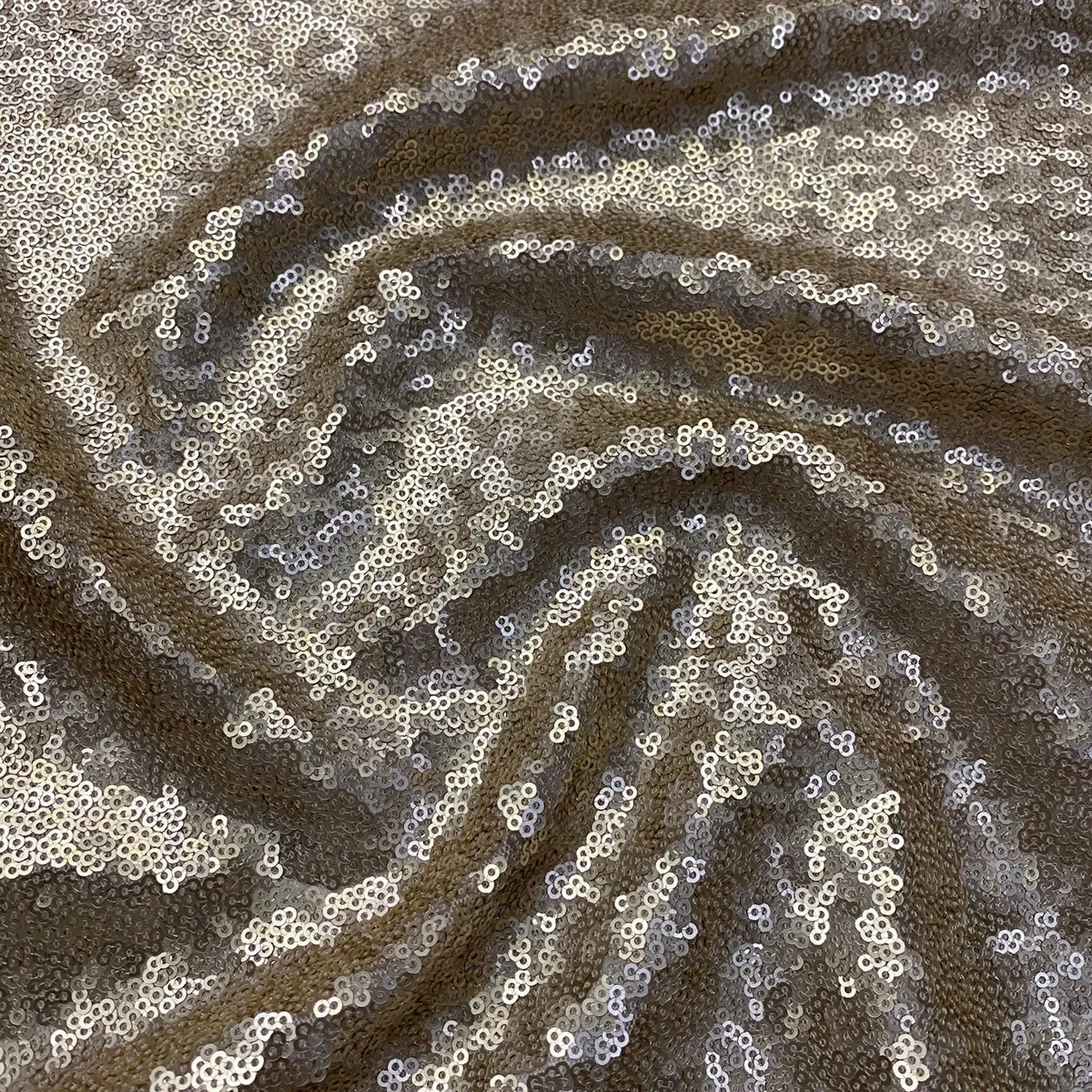 4pcs - Glitz Sequins Table Linen 90"x90" Square - Champagne
