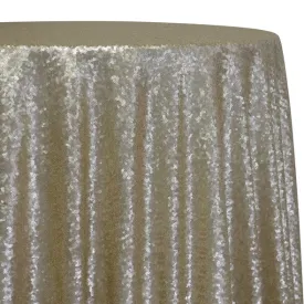 4pcs - Glitz Sequins Table Linen 90"x90" Square - Champagne