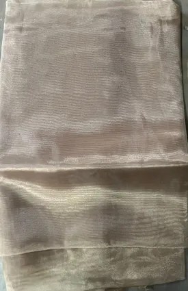 5pcs - Crystal Organza Table Linen 72"x72" Square - Camel