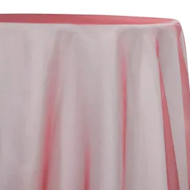 8pcs - Crystal Organza Table Linen 72"x72" Square - Apple Red 665