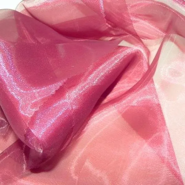 8pcs - Crystal Organza Table Linen 72"x72" Square - Apple Red 665
