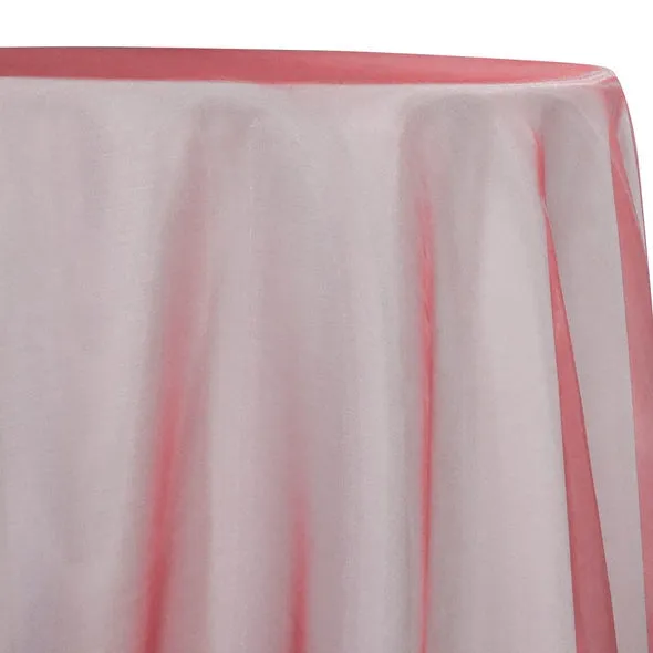8pcs - Crystal Organza Table Linen 72"x72" Square - Apple Red 665