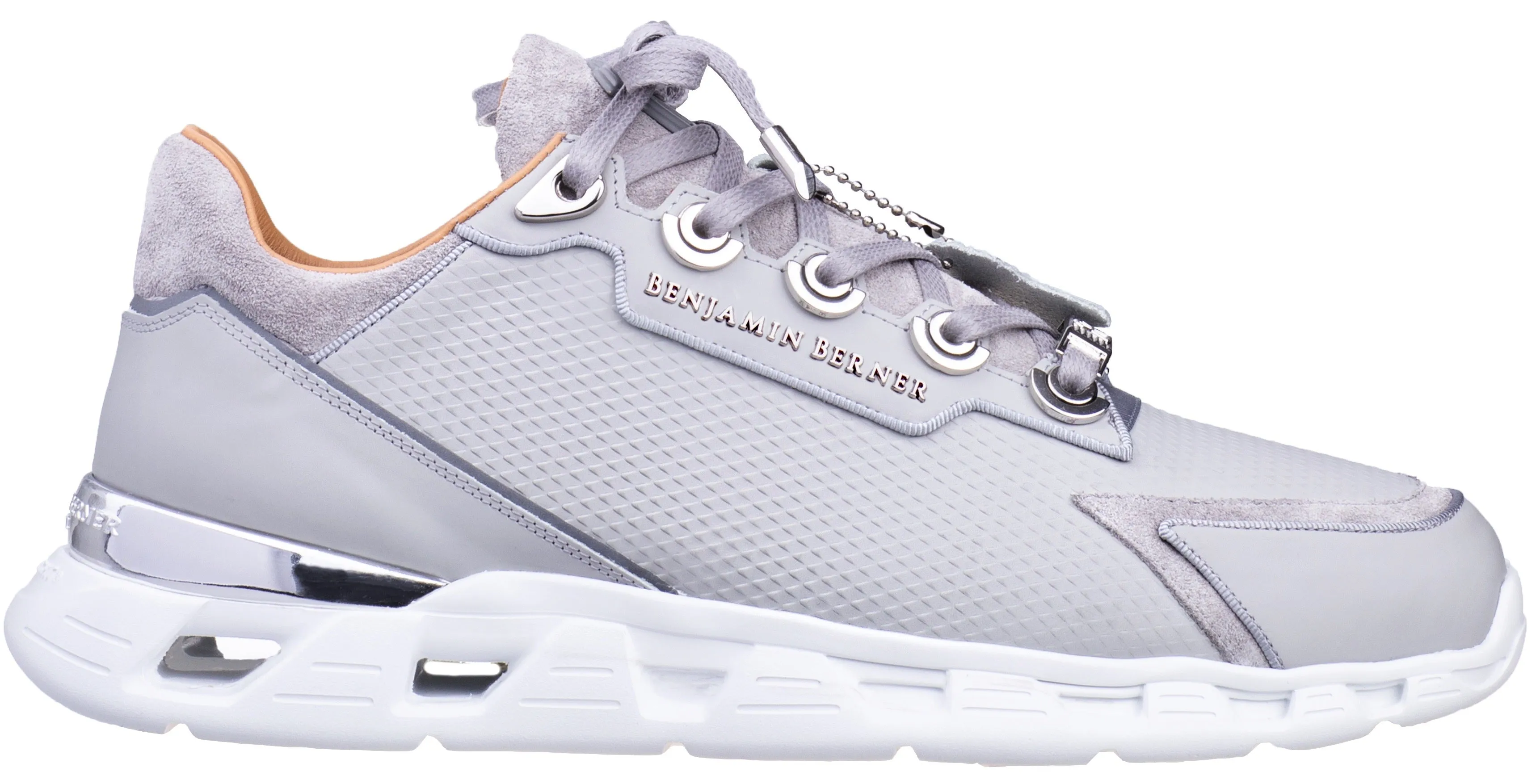 BNJ RAZOR HIGH-TECH RUNNER ICE GREY  TRIANGLE EMBOSSED MATT NAPPA