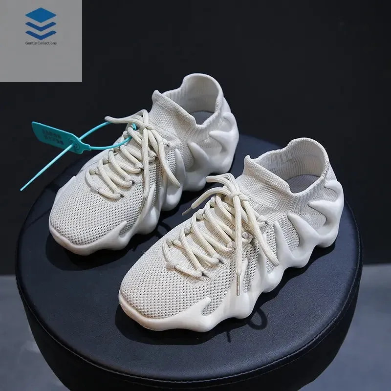 Breathable Casual Running Shoes Volcanic Socks Shoes For Men
