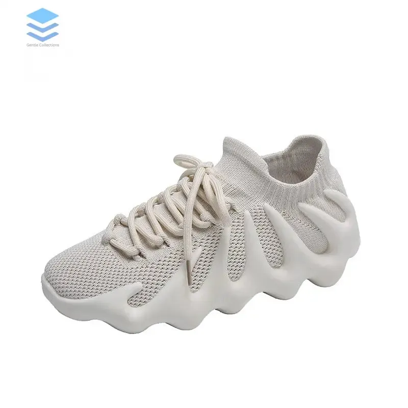 Breathable Casual Running Shoes Volcanic Socks Shoes For Men