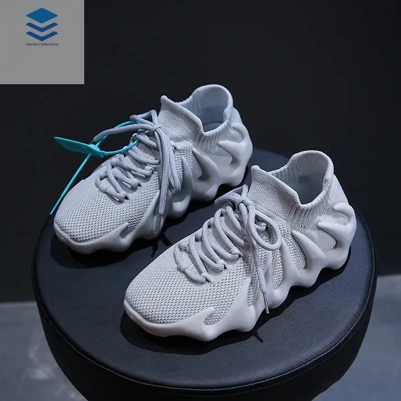 Breathable Casual Running Shoes Volcanic Socks Shoes For Men