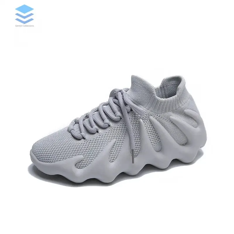 Breathable Casual Running Shoes Volcanic Socks Shoes For Men