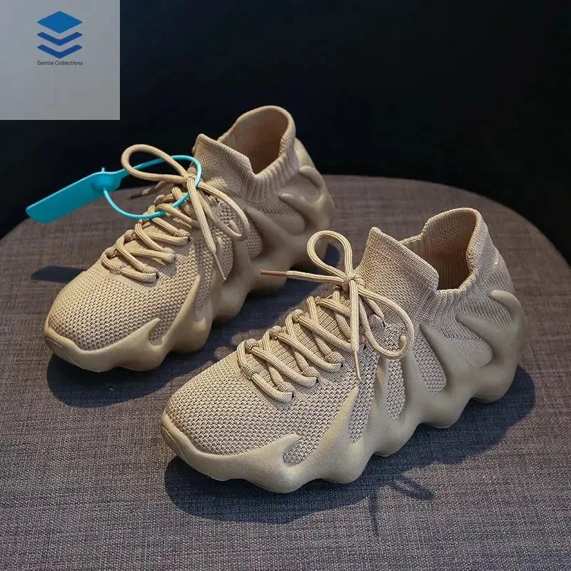 Breathable Casual Running Shoes Volcanic Socks Shoes For Men