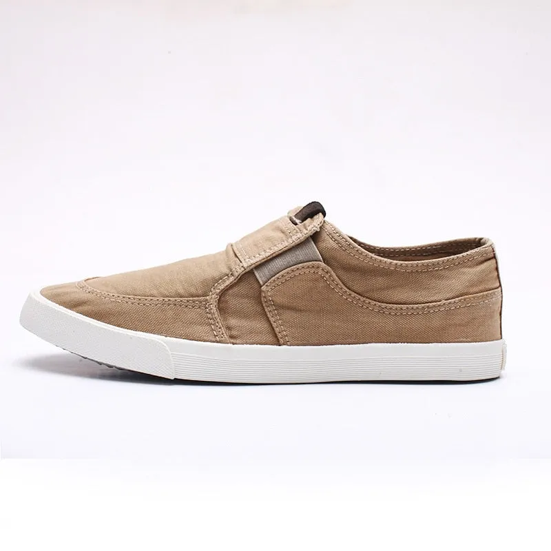 Canvas Shoes Breathable Men&#39;s Slip-on Loafers Men Sneakers Casual Comfortable Male Footwear Designer Shoes Men Zapatos De Hombre