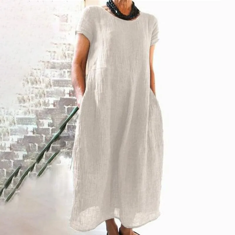 Clearance Sales - 49% OFFLoose Solid Color Dress