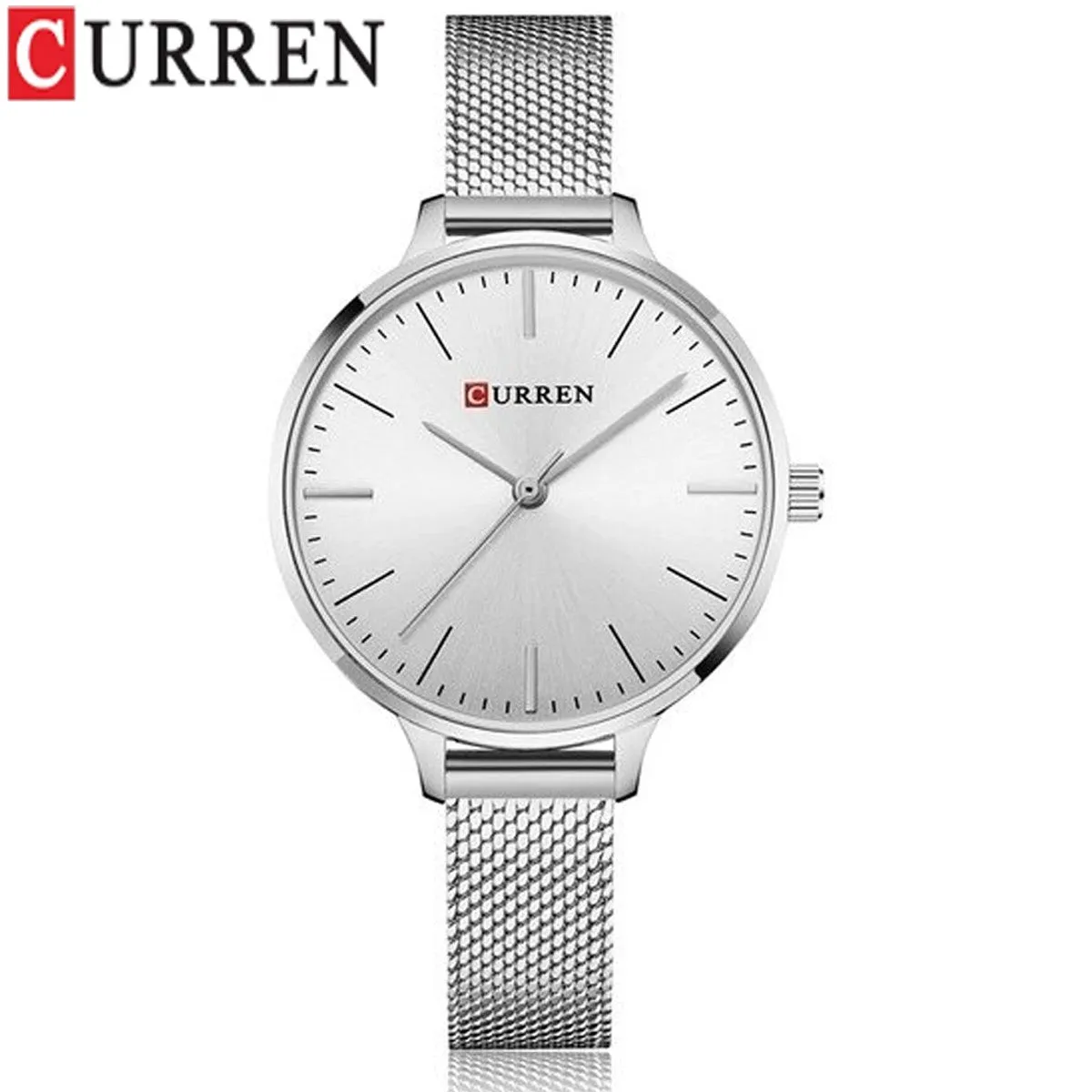 CURREN Original Brand Stainless Steel Band Wrist Watch For Women With Brand (Box & Bag)-9022
