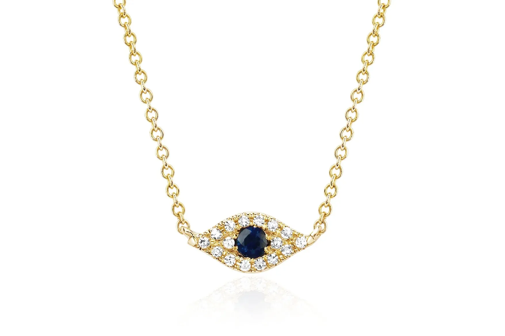 Ef Collection DIAMOND EVIL EYE CHOKER