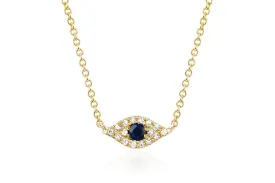 Ef Collection DIAMOND EVIL EYE CHOKER
