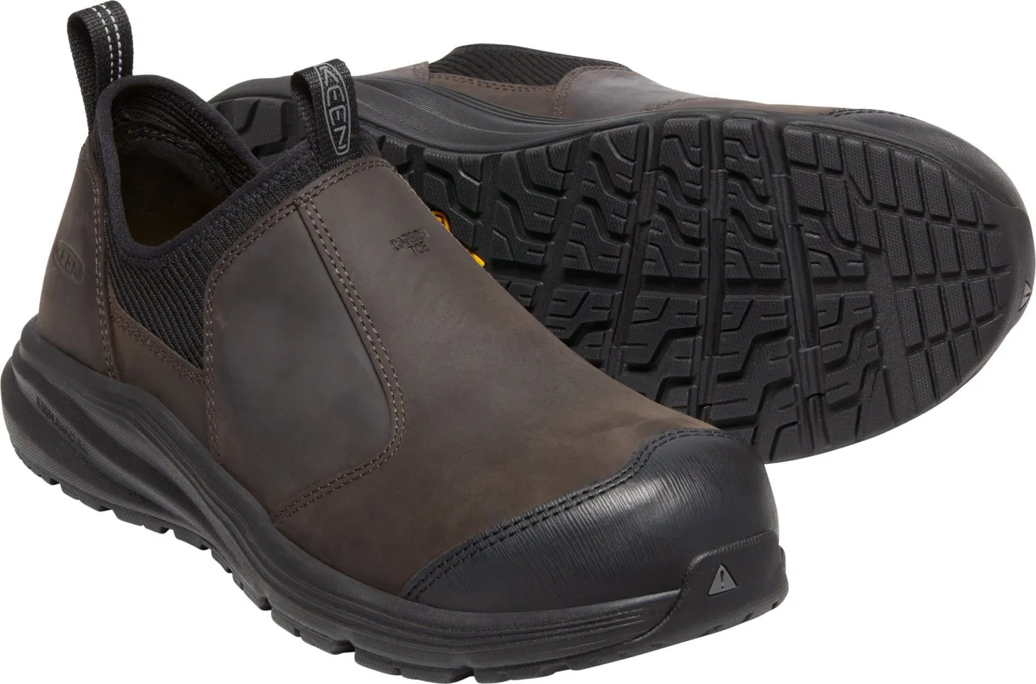 Keen Utility Mens Vista Energy Shift ESD Coffee Bean/Black Mesh Work Shoes