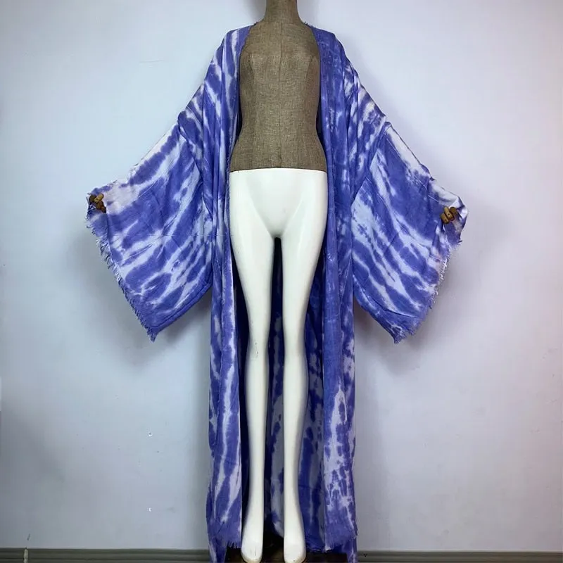 Linen Tie-dye Kimono