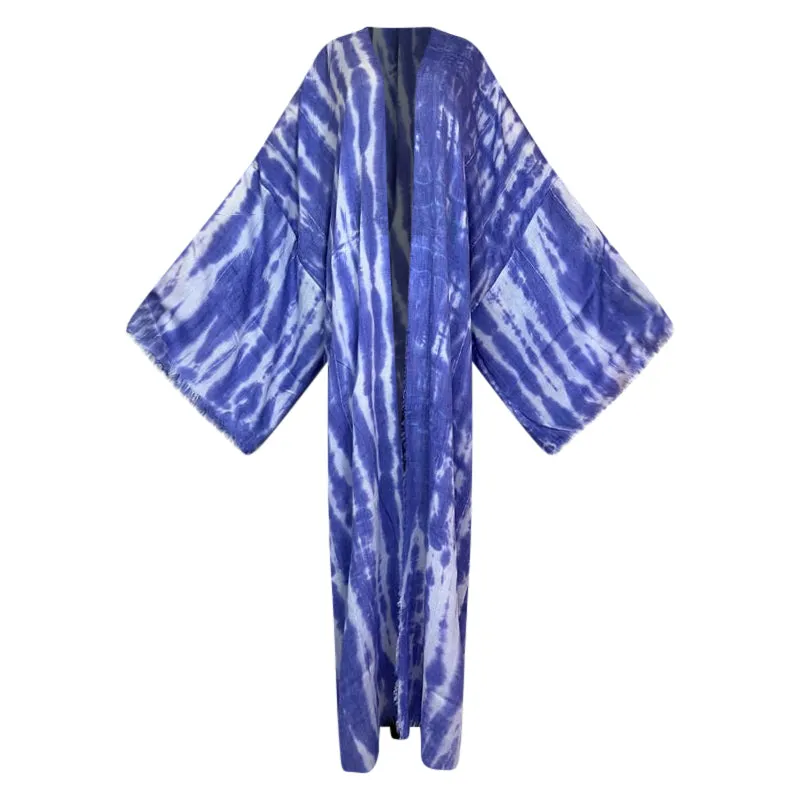 Linen Tie-dye Kimono