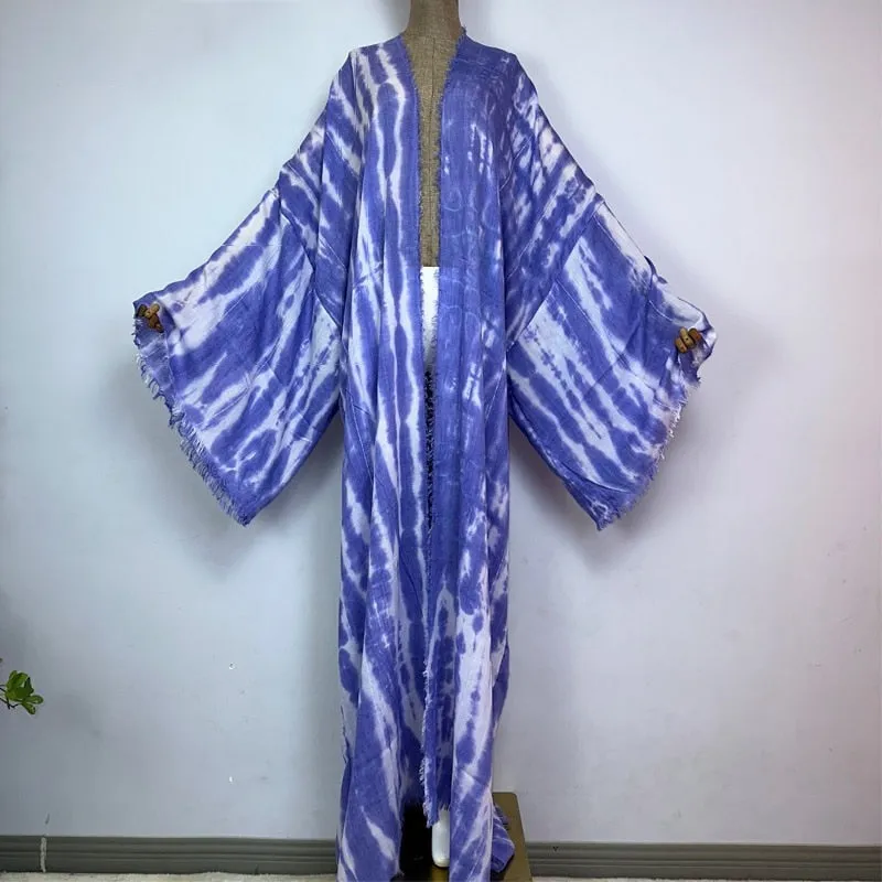 Linen Tie-dye Kimono