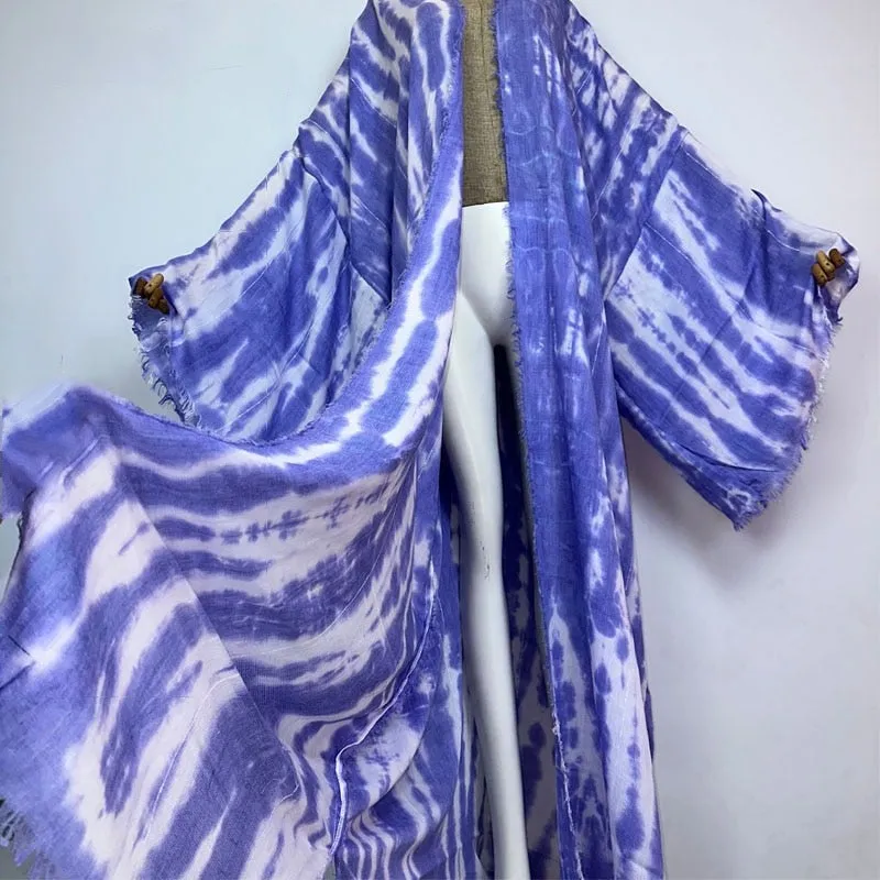 Linen Tie-dye Kimono