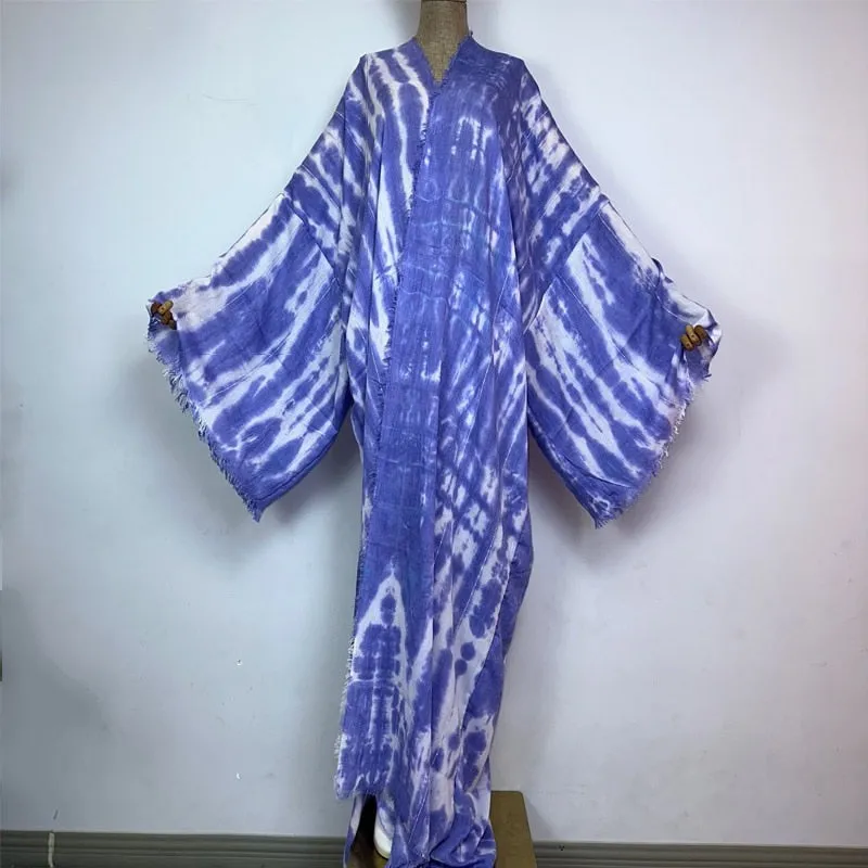 Linen Tie-dye Kimono