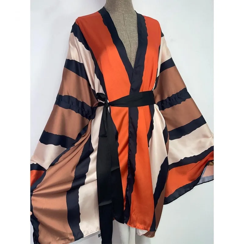 Mahogany Melody Kimono (short)