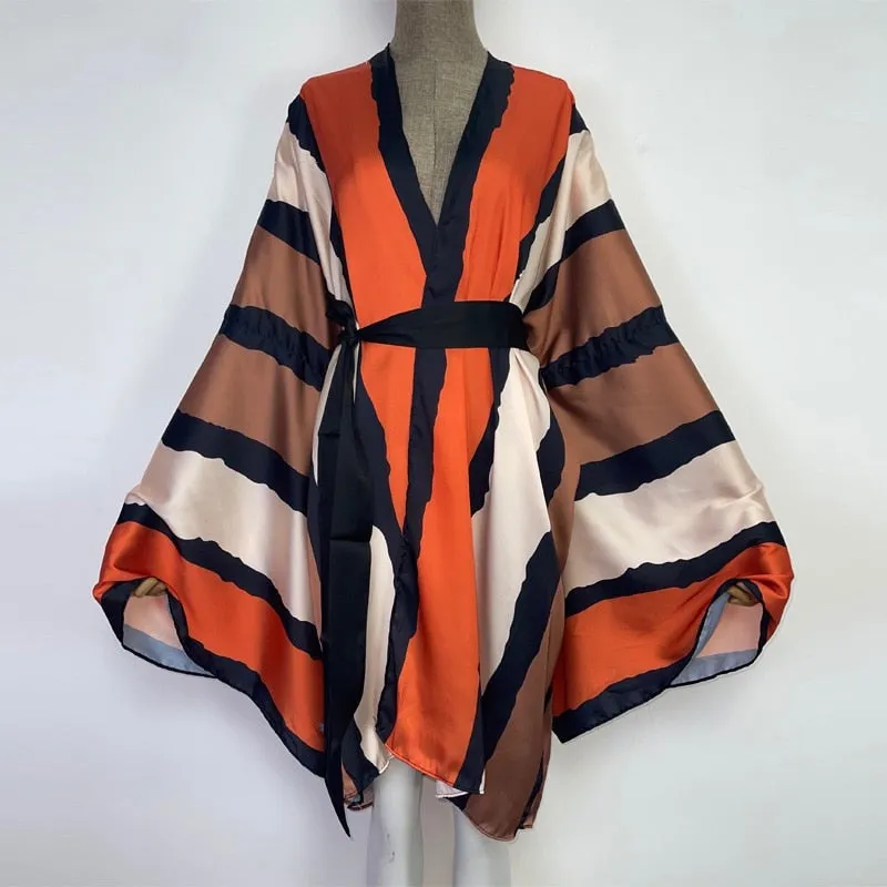 Mahogany Melody Kimono (short)