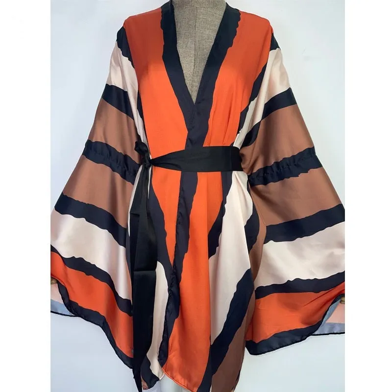 Mahogany Melody Kimono (short)