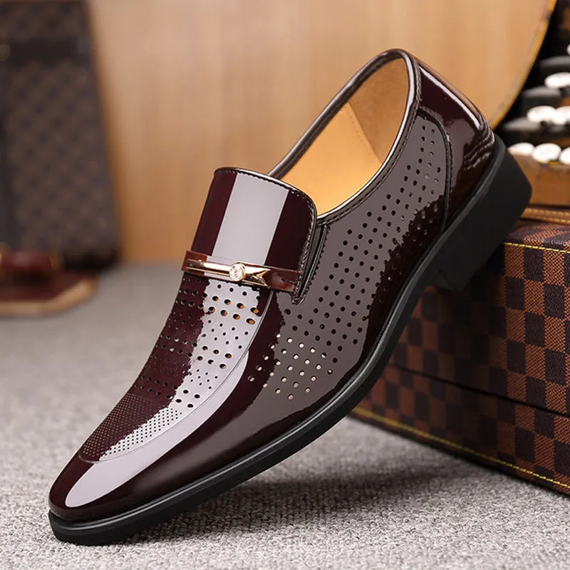 Men's Business Breathable  Leather Shoes