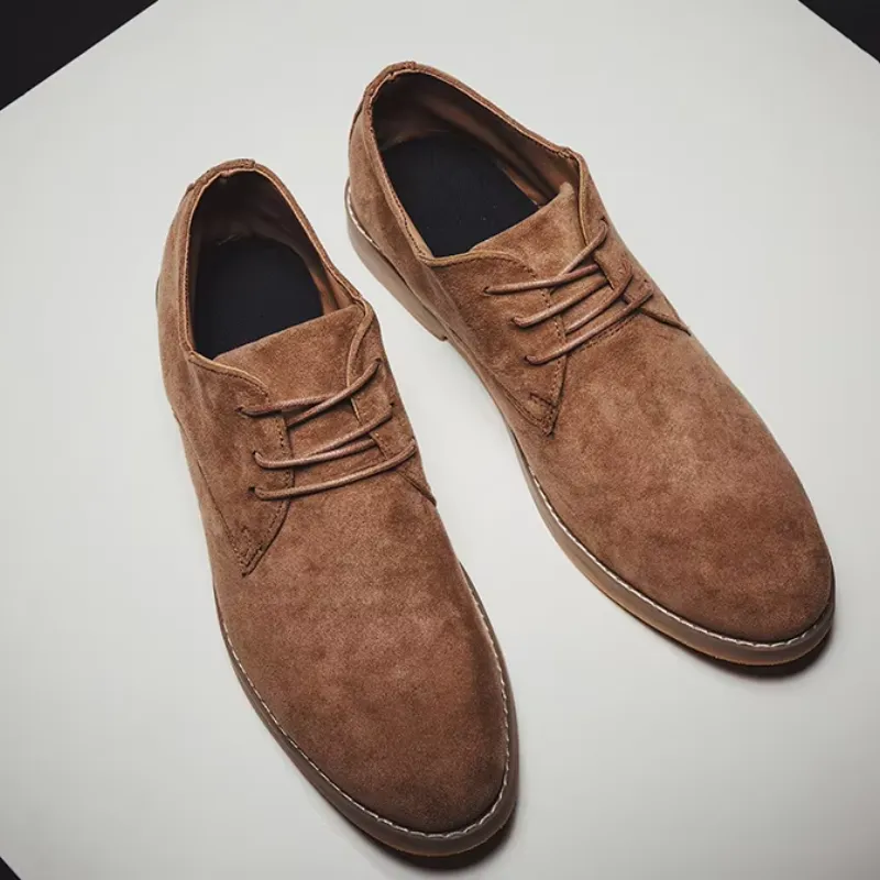 Men's Lightweight Suede Lace-up Shoes | Perfect for Everyday Wear