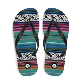 Mexican Aztec Flip Flops