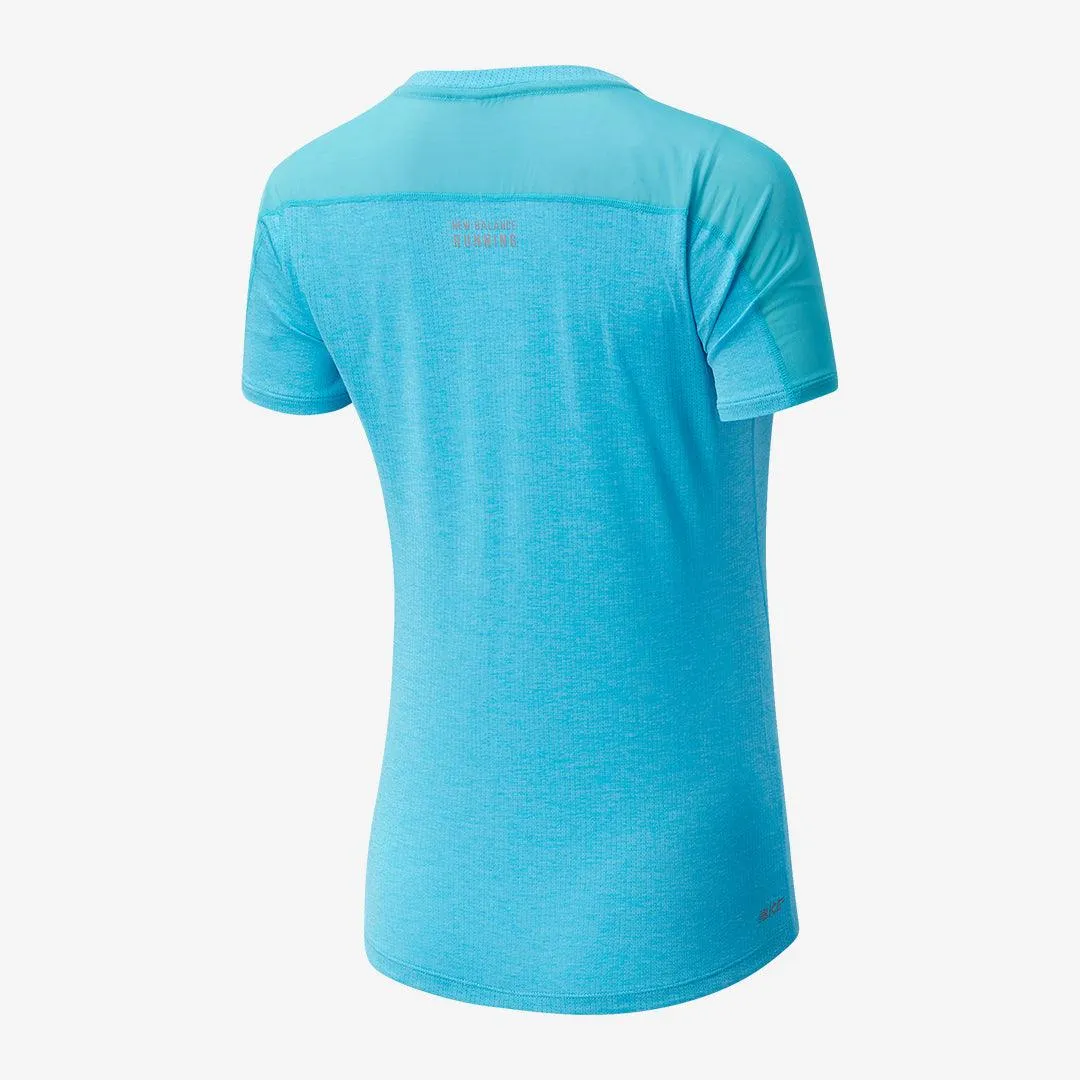 New Balance - Impact Run Short Sleeve - Femme