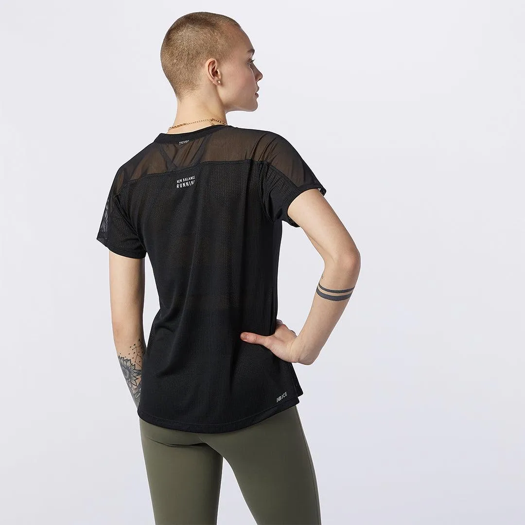 New Balance - Impact Run Short Sleeve - Femme
