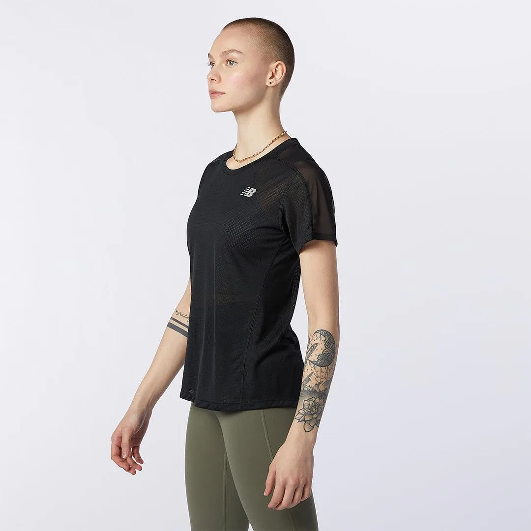 New Balance - Impact Run Short Sleeve - Femme