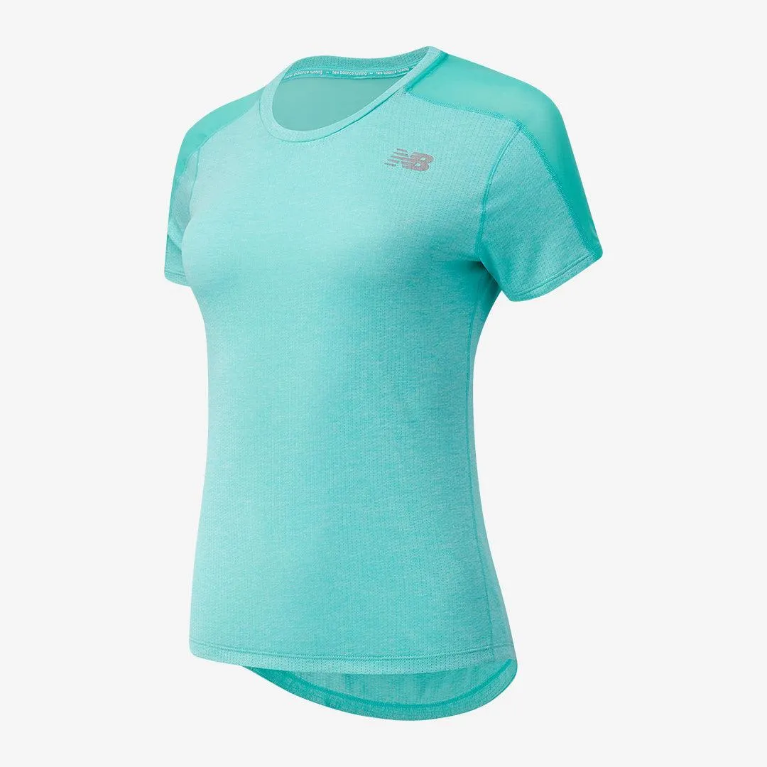 New Balance - Impact Run Short Sleeve - Femme