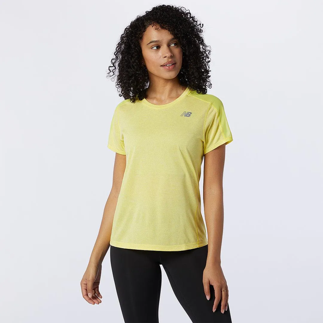 New Balance - Impact Run Short Sleeve - Femme