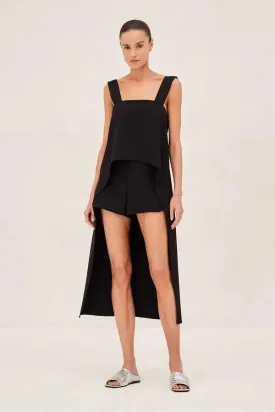 Nichole High Low Top - Black