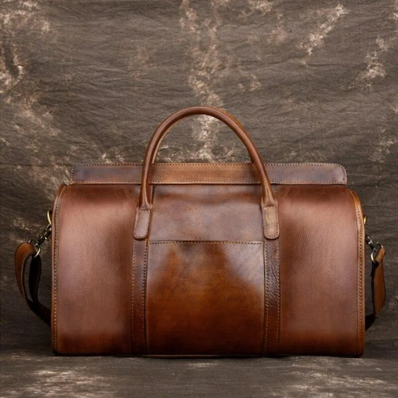 Noah Cow Leather Duffel Bag