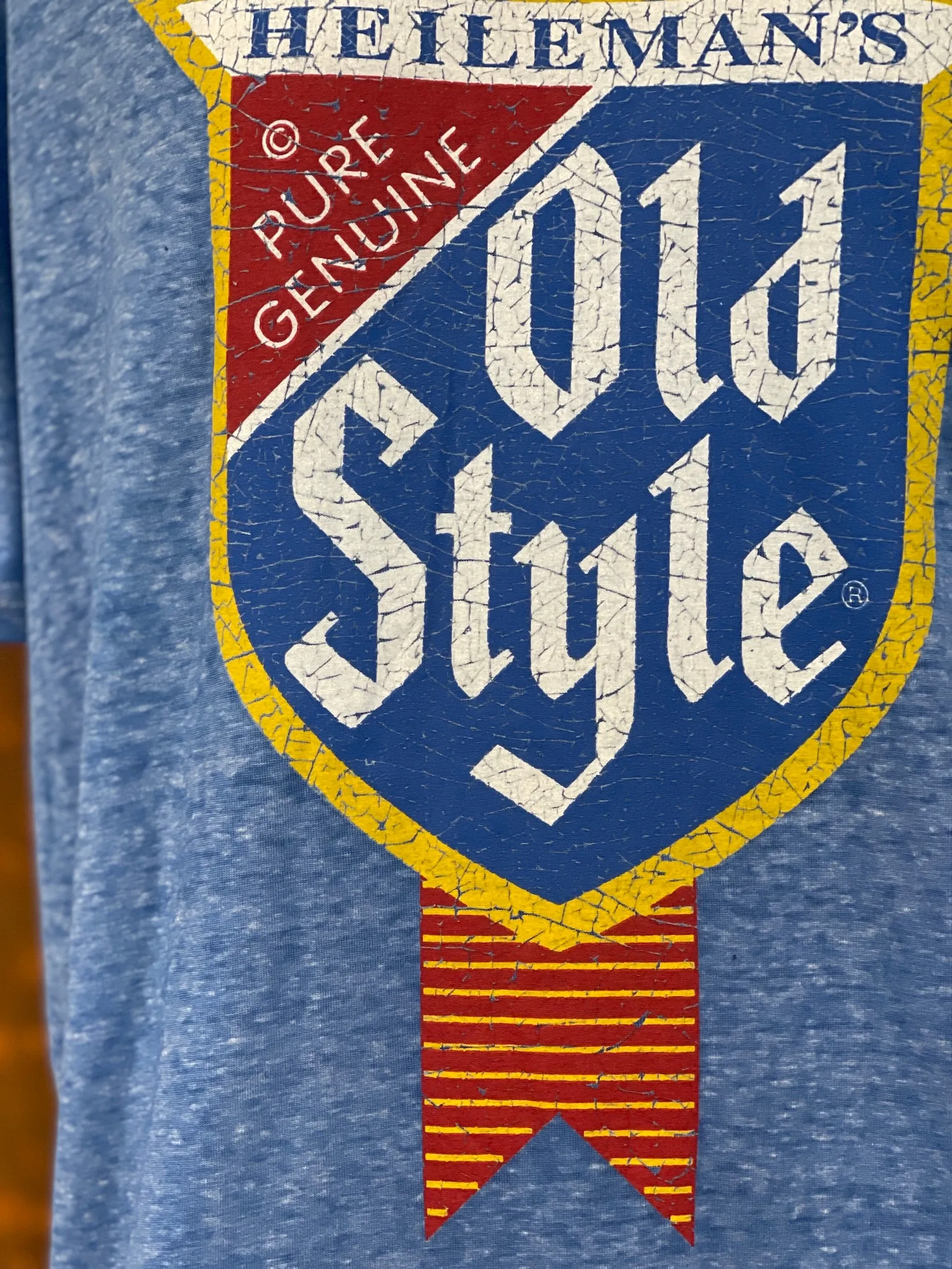 Old Style Beer Luxe Tee- Royal Blue CLEARANCE