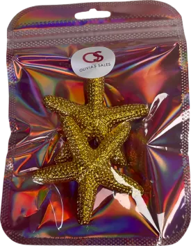 olivia sales Metallic Starfish Earrings One Size