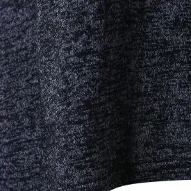 Plus Size Marled Lace Trim Dip Hem Tank Top