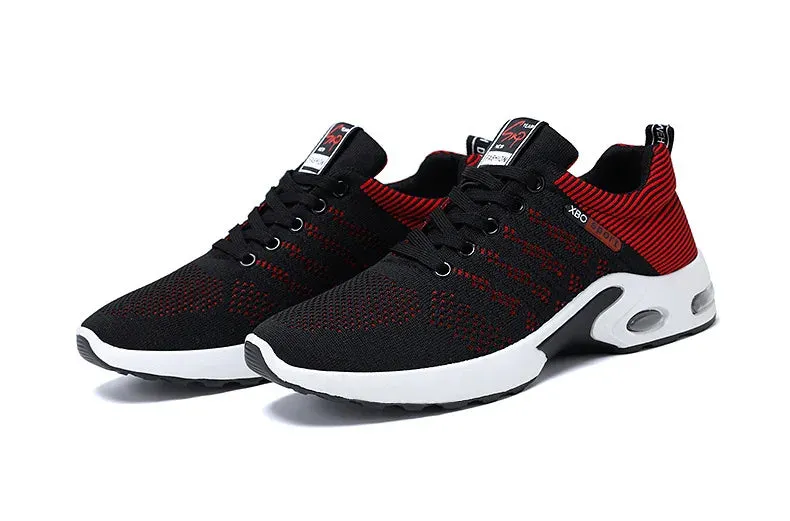 Professional White Running Shoes – Lightweight Designer Mesh Sneakers
