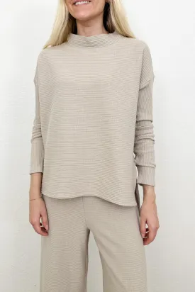 Remi Ribbed High Low Top