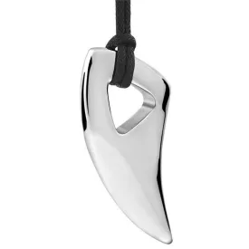 Shark Tooth Stainless Steel Pendant Necklace