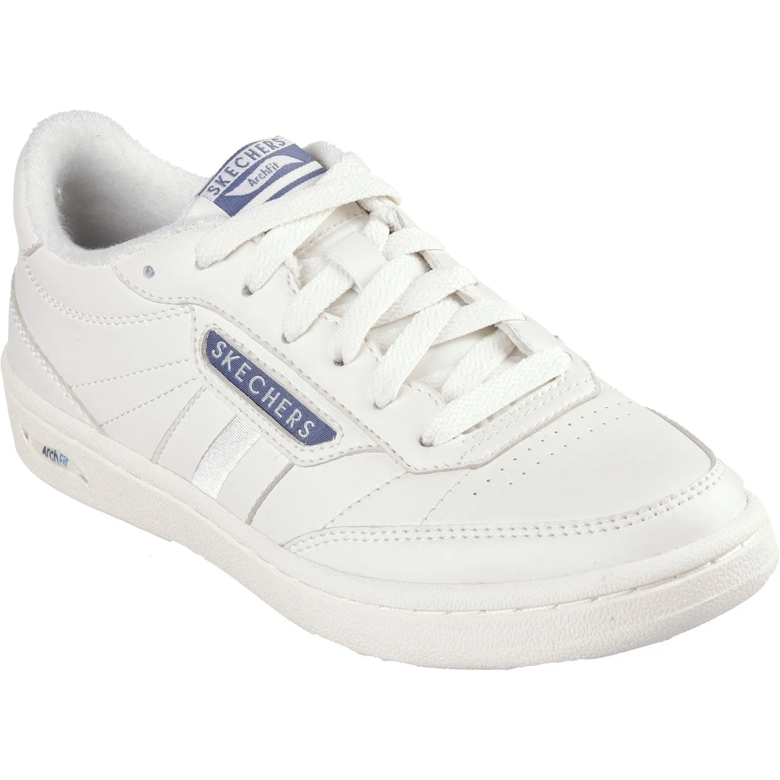 Skechers Womens Arch Fit Classic 158806-OFWT Off White Lace Up Shoe