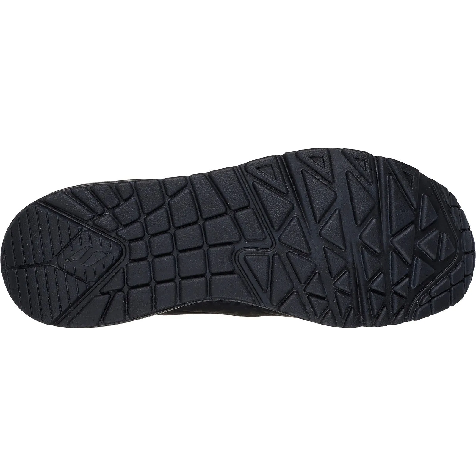 Skechers Womens Uno Kat-Neato 177144-BBK Black Lace Up Shoe