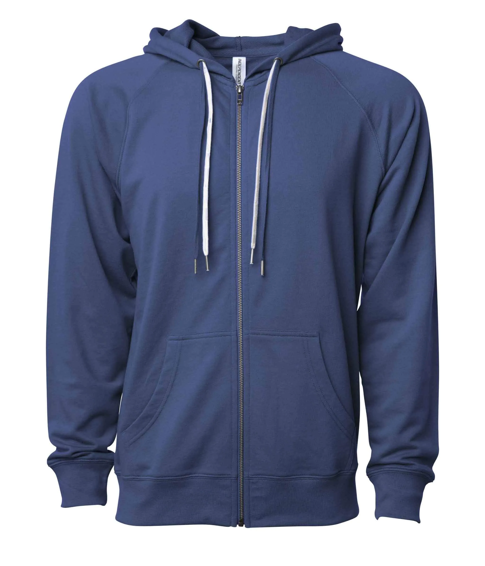 SS1000Z Unisex Lightweight Loopback Terry Ziphood