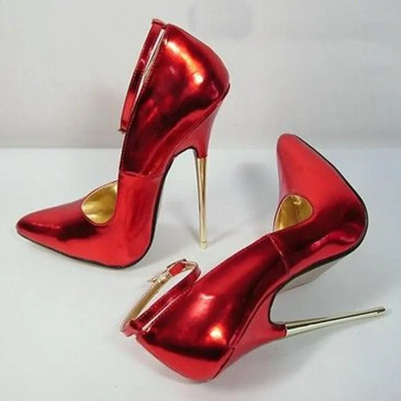Super Metal High Heel Pump
