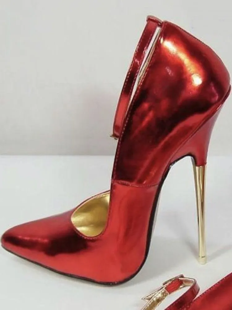 Super Metal High Heel Pump