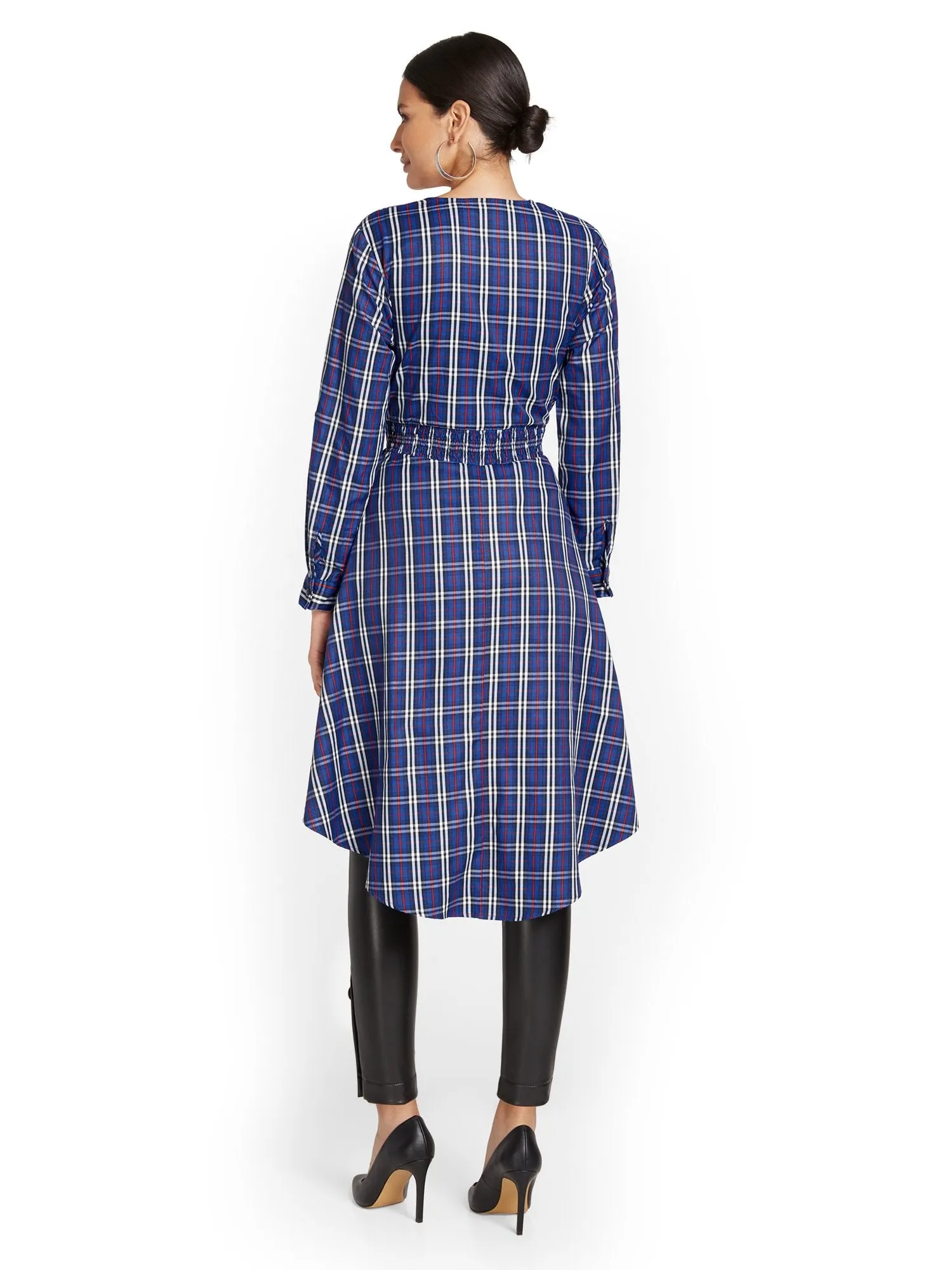 Tie-Front High-Low Top