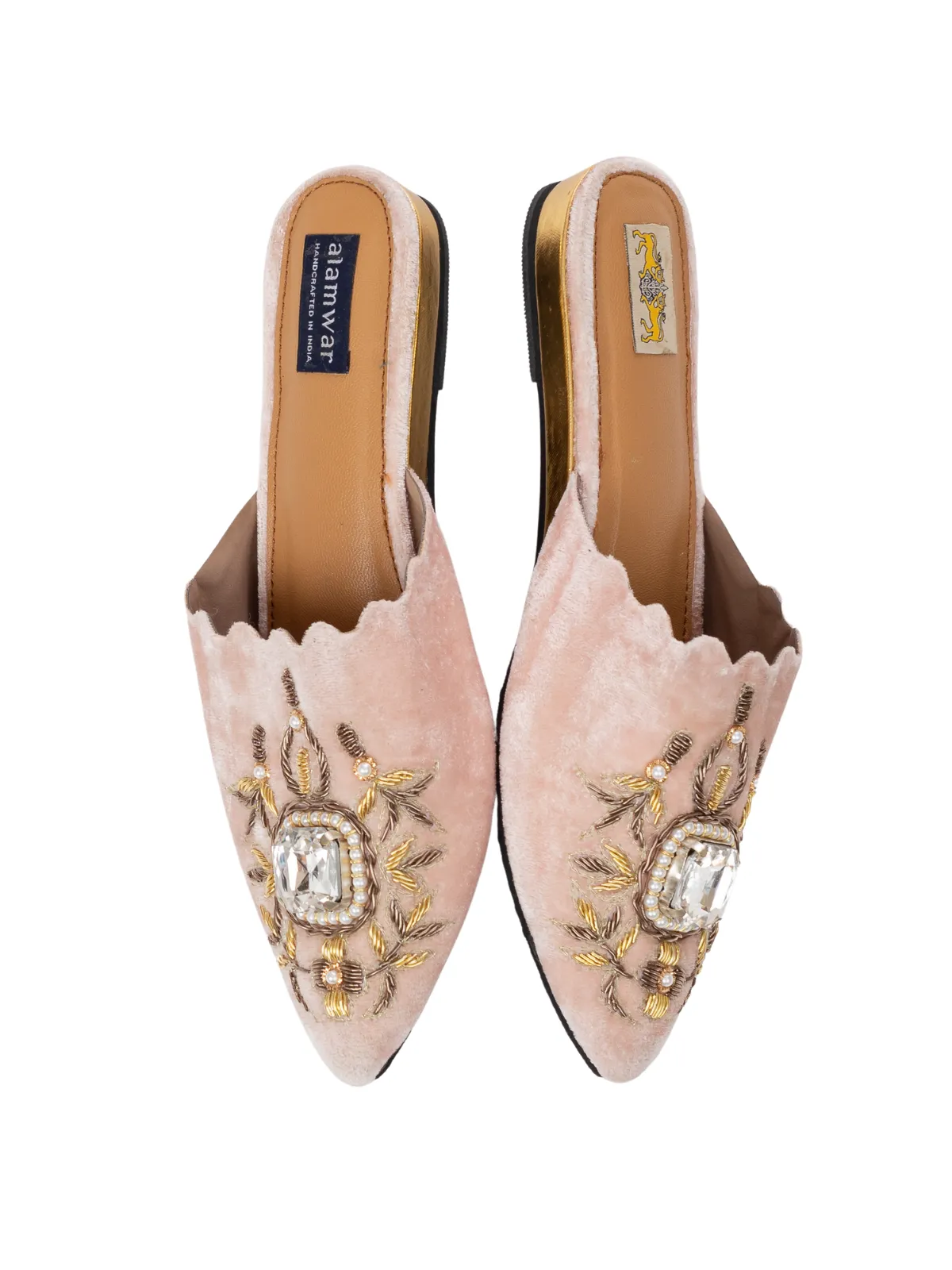 Velvet Blush Babouche